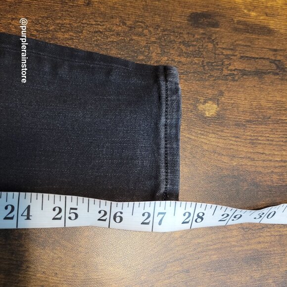 American Eagle Jeans 2 R Dream Jegging Hi Rise Tummy Control Black Wash Denim - Picture 11 of 13